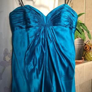 LAUNDRY BY SHELLI SEGAL ELECTRIC BLUE GOWN